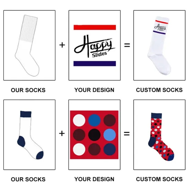 Xianghui Embroidered Compression Athletic Crew Unisex Flat Terry Custom Logo Sports Socks