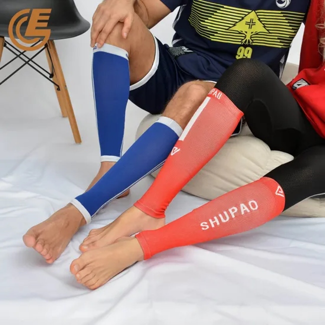 Custom Made Logo Sports Socks Leg Protector Calf Compression Sleeve