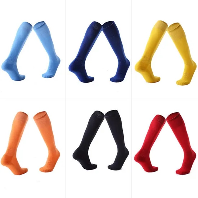 AI-MICH Factory Price Breathable Unisex Knee Custom Logo Sport Soccer Socks