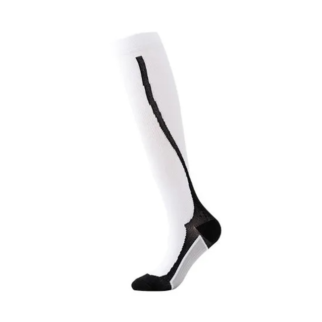 Custom Design Brand New Knee High Long Exercise Sports Running Cycling Compression Socks for Men