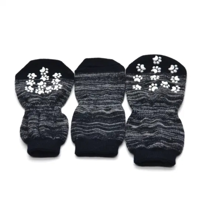 Cute Letter Anti Slip Warm Puppy Pet Shoes Custom Dog Socks Wholesale Small Dogs and Cats Socks