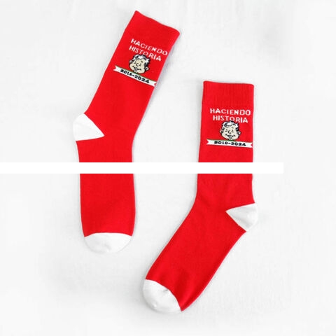 Cheap Price Durable High quality Personality Cozy Warm Hip Hop Street Style Custom Letter Socks logo Ribbed Crew socks