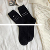 Autumn Winter Women s Mid Calf Socks Comfortable Warm Velvet Crew Length Thickened Cute Dog Print Soft Delicate Velvet
