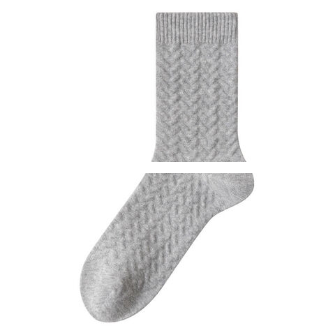 Wholesale Winter Cotton Boneless Thick Crew Socks Deodorant Men s Socks All Cotton Stockings