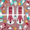 Women s Funny Chicken Cluck Legs Crazy Socks Custom Fashion Crew Length Striped Wine Embroidery Print Socks Breathable Custom