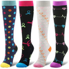Custom Copper Antibacterial Nylon Spandex Compression Sport Socks Foot Sleeve Ankle Running Medical Compression Socks