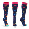 Uron Custom Logo Design Compression Football Socks Anti Slip Soccer Socks Athletic Sport Football Grip Socks