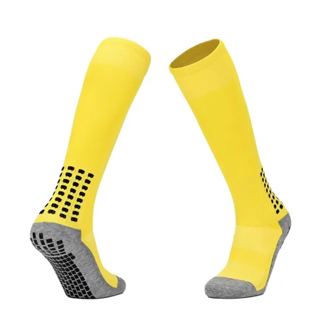 Professional Sports Socks MID-Cut Compression Running Football Socks Anti-Slip Grip & Breathable Terry Cushion Sports Socks