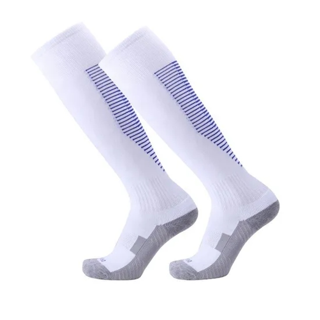 Custom Men′s Soccer Socks Kids Football Compression Sport Socks Thicken Towel Bottom Sports Stockings Knee High