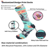 New Design High Quality OEM Athletic Compression Sock Custom Logo Low MOQ Sports Compression Breathable Socks