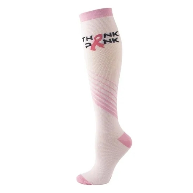 Newest Compression Socks Men Women Christmas Series Snowman Elk Santa Tree Christmas Pattern Compress Stockings