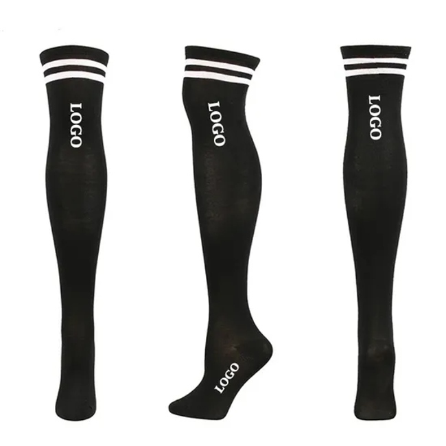 Unisex Knee High Customized Logo and Pattern Compression Sport Socks for Women and Men with High Quality