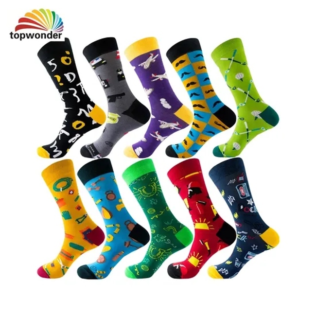 Wholesale and Customize All Designs of Fashion Cotton Sock Knee High Sock in Many Colors, Designs and Sizes