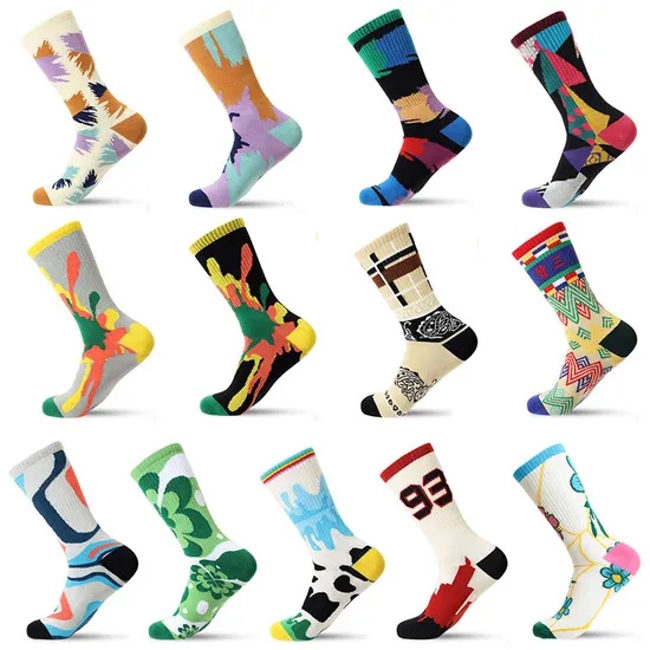 New Dk Mens Socks Crew Cactus Jack Socks Pure Cotton Sock Travis Scott Happy Sport Socks Hip Hop Skateboard Female Woman Socks