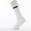 Customized Design Logo Solid Custom Color White Manufacturers Athletic Men Cotton Crew Socks