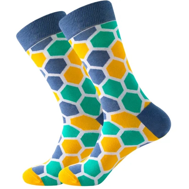 Korean Rainbow Bear Print Socks Cartoon High Quality Socks Women Cotton Socks Cute Fashion Soild Color Socks