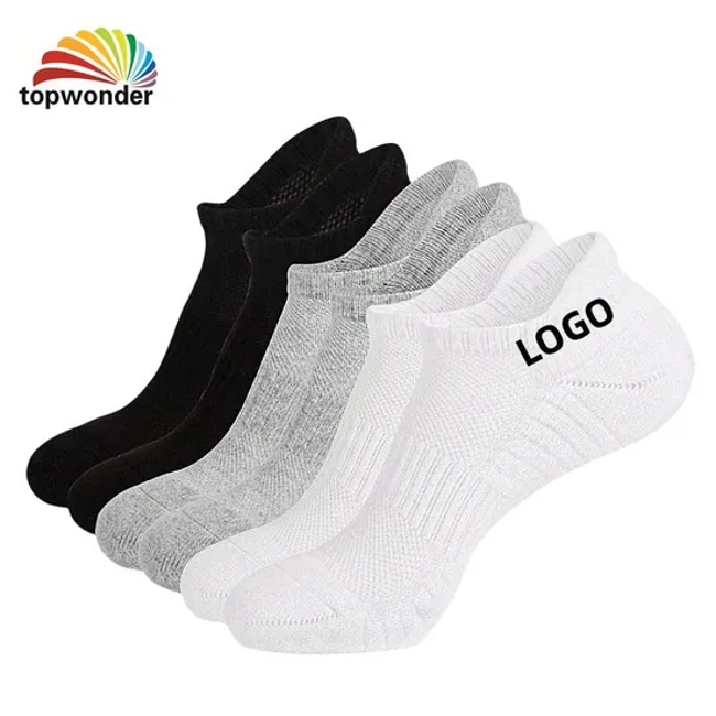 Wholesale and Customize Summer Mesh Boat Low Cut Sports Sock with Various Logos in Many Colors, Material and Sizes at Low Prices