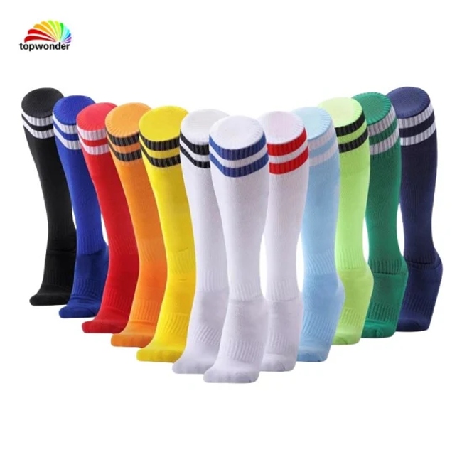 Customize and Wholesale Dry-Fit Cushion Bottom Basketball Football Sports Sock with Good Sweat Absorbing Function at Low Prices