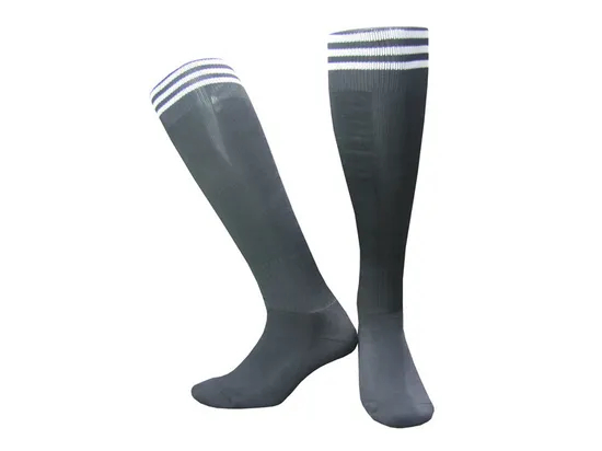 High-Quality Plain Color Football Socks with Anti-Slip Design