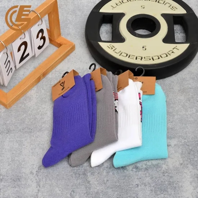 Funny Embroidery Manufacturer Unisex Breathable Sports Wear Compression Socks