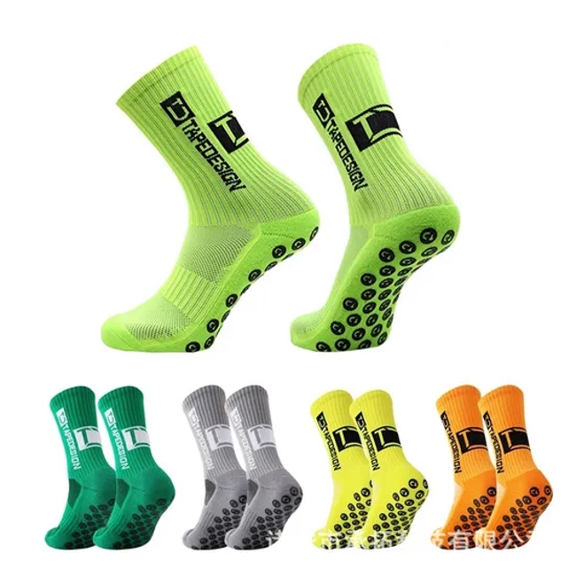 Xianghui Wholesale Thickened Deodorant Adhesive Non-Slip Football Sport Socks with Terry