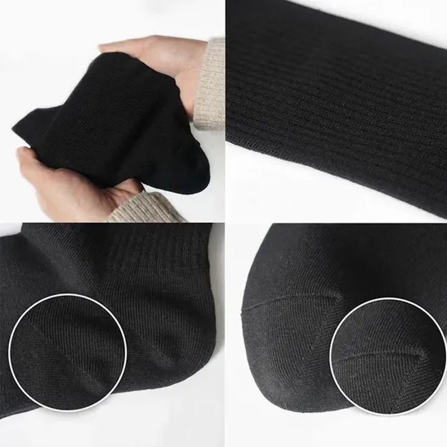 Sports Socks Ribbed Cotton Unisex Tube Custom Logo Embroidery Athletic Crew Socks
