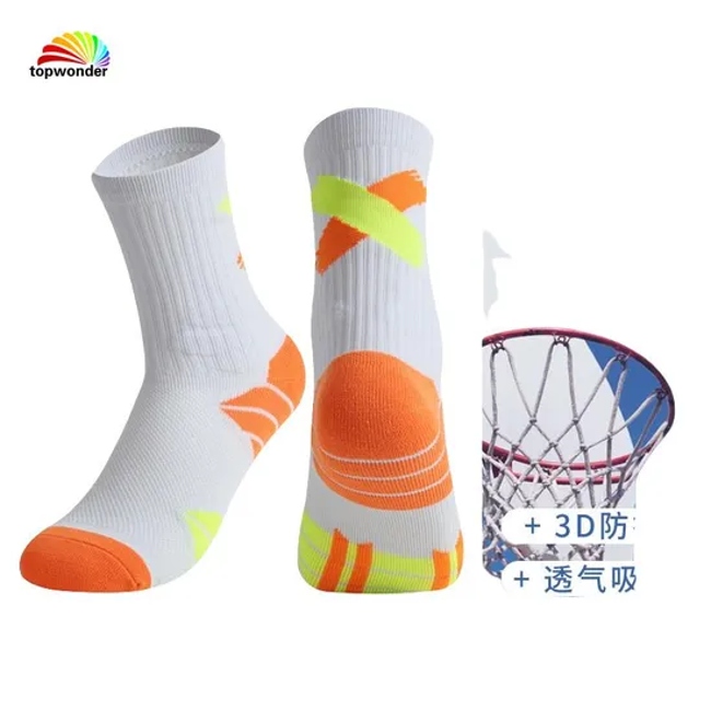 Customize All Types of Dry-Fit Basketball Football Running Cycling Sports Sock at Low Price and High Quality
