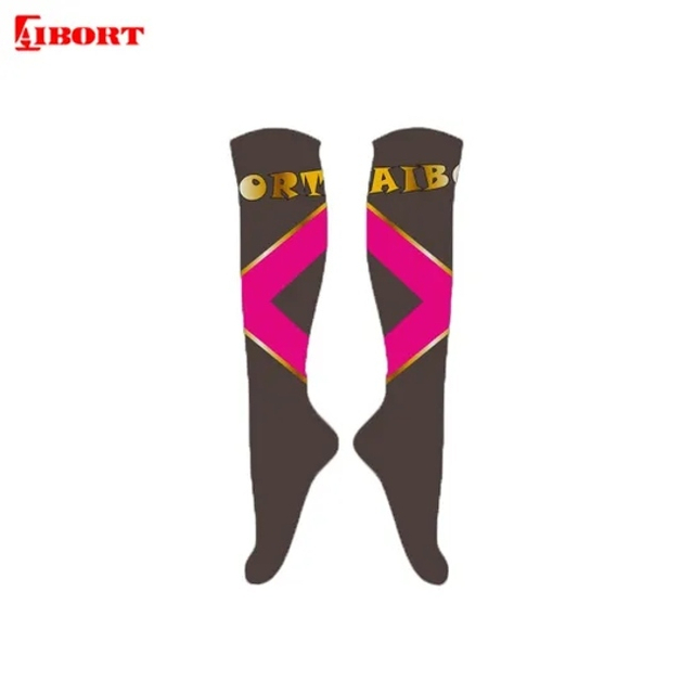 Custom Logo Grip Compression MID Calf Tube Non-Slip Knitting Crew Athletic Gym Soccer Football Men Yoga Women Sport Stocking Socks