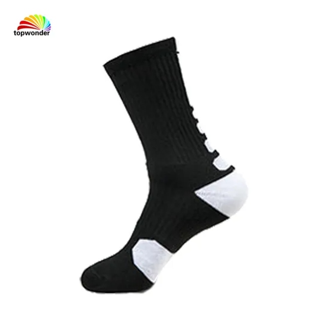 Customize All Sorts of Dry-Fit Basketball Football Running Cycling Sports Sock with Cushion Bottom and Good Sweat Absorbing