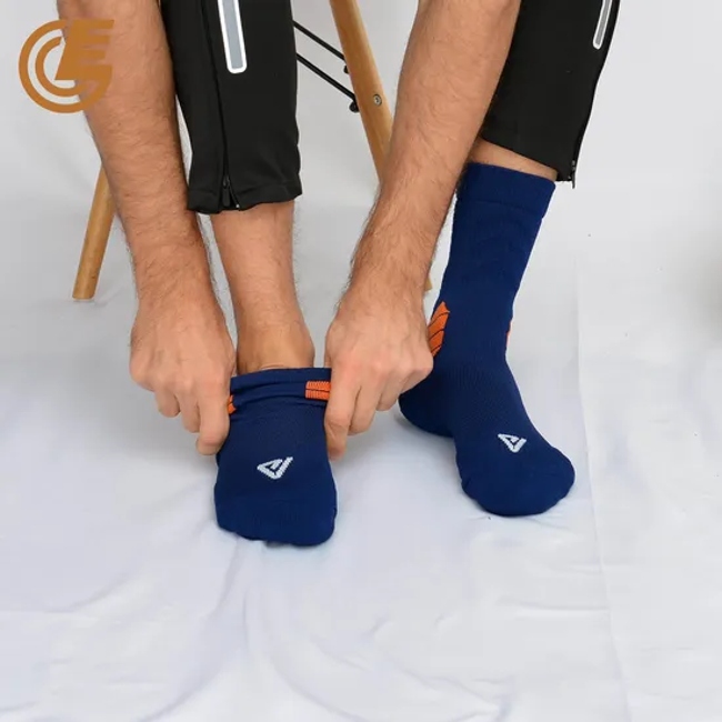 Qlm-319-5 Shupao Brand Hosiery Factory Sports Compression Socks for Man