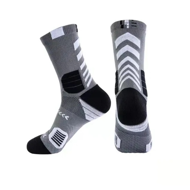 Compression Sports Socks with Custom Logo for Enhanced Performance