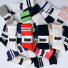 Compression Athletic Designer Sports Wholesale Custom Cotton for Men Casual Knitted Cartoon Crew Socks