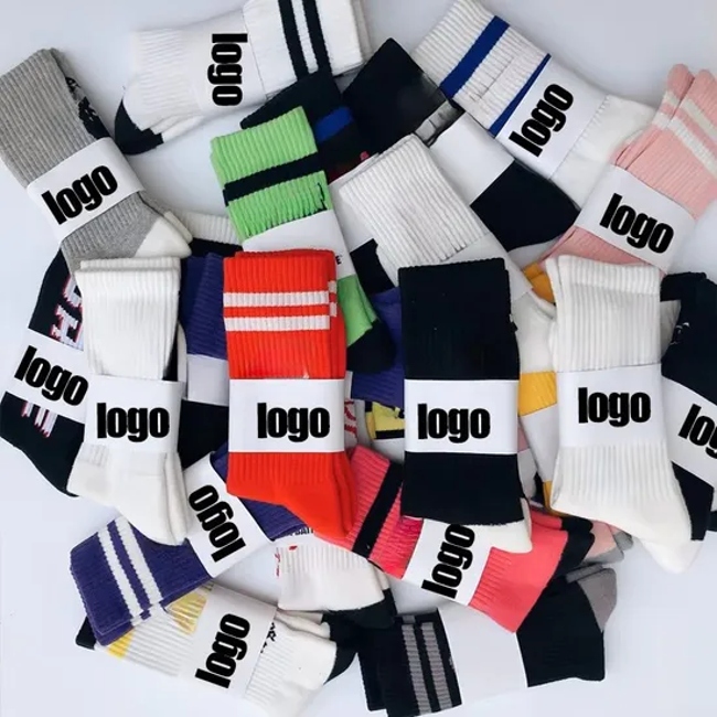 Compression Athletic Designer Sports Wholesale Custom Cotton for Men Casual Knitted Cartoon Crew Socks