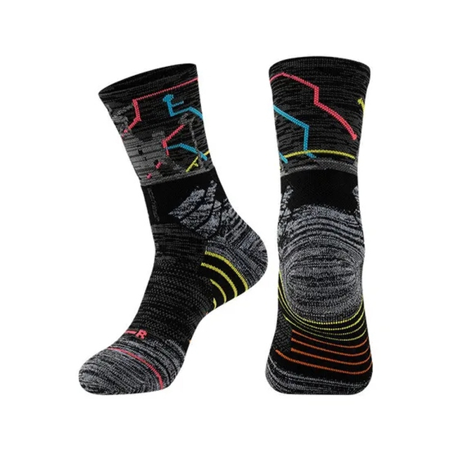 Wholesales Custom Logo Sports Grip Socks Performance Football Soccer Compression Socks with Non Slip Grip Socks for Men