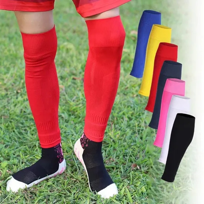 Over Knee High Soccer Wholesale Football Full Leg Calf Support Compression Sleeves Socks