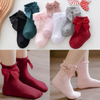 Cute Bow Newborn Infant Combed Cotton Best Kids Comfort Ankle Short Crew Soft Little Customized Children Baby Socks