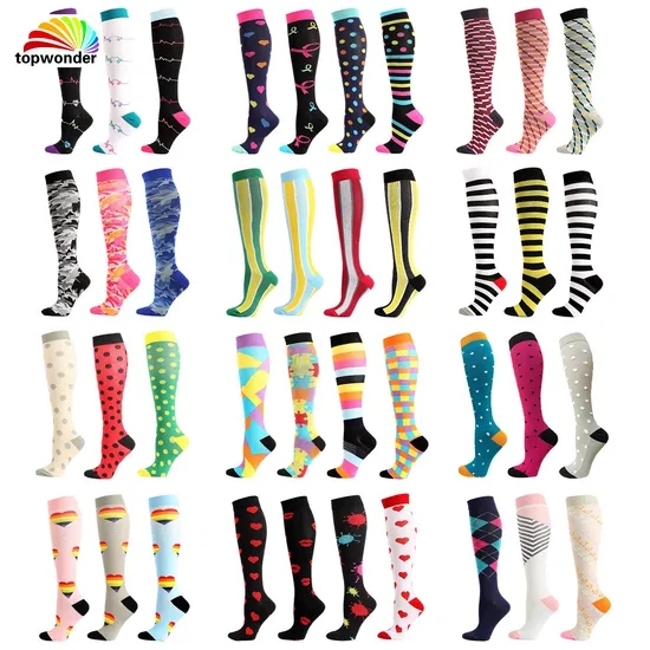 Customize and Wholesale All Sorts of Compression Nurse Medical Fitness Sock in Many Designs and Low Prices