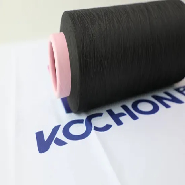 High Elastic 100% Black Nylon DTY Yarn for Compression Stockings