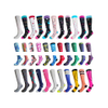 Durable Nylon printed blank sublimation socks color men s compression colorful crew socks in bulk