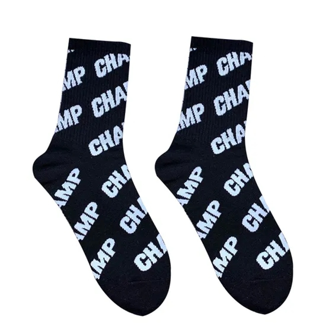 Unisex Custom Compression Women Men Wholesale Cotton High Elastic Crew Socks