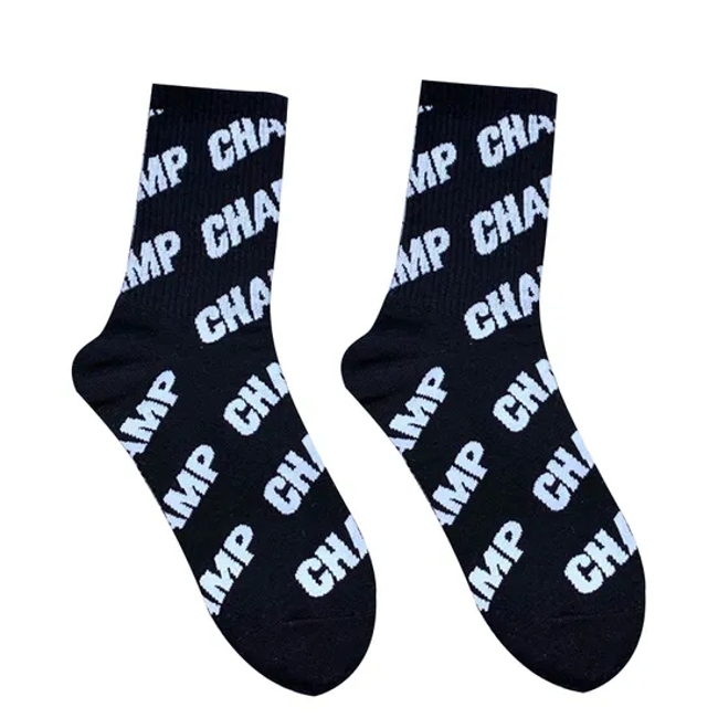 Unisex Custom Compression Women Men Wholesale Cotton High Elastic Crew Socks