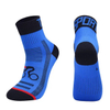 Qlm-107-2 Jacquard Knit Sweat-Wicking Compression Stripe Socks for Women