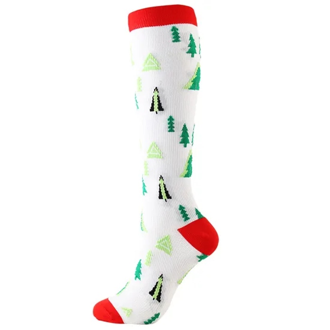 0046 Calf Sports Adult Compression Pressure Socks Over-The-Knee Socks