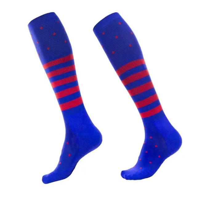 Customised Wholesale High Quality Children Knee High Sport Compression Cycling Socks