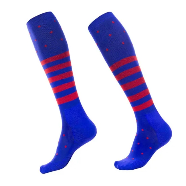 Customised Wholesale High Quality Children Knee High Sport Compression Cycling Socks