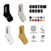 Sustainable Design Logo Crew Cotton Cushion High Quality Customised Compression Grip Custom Socks