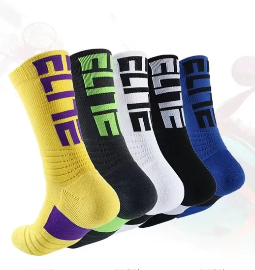 Customized OEM MID Tube Professional Men′s Sports Round Neck Compression Socks