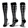 Halloween Socks for Women Girl & Men Fit Support Knee High Compression Socks