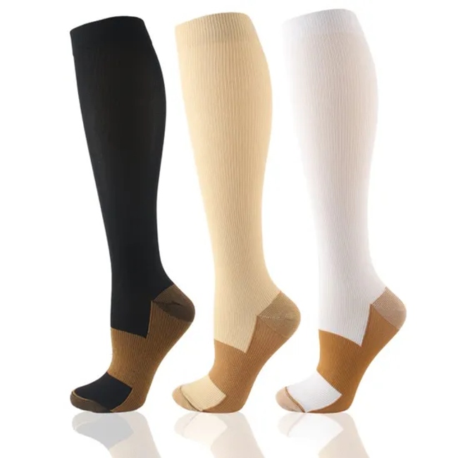 Long Leg Warmers Woman Sports Compression Elastic Stockings Socks