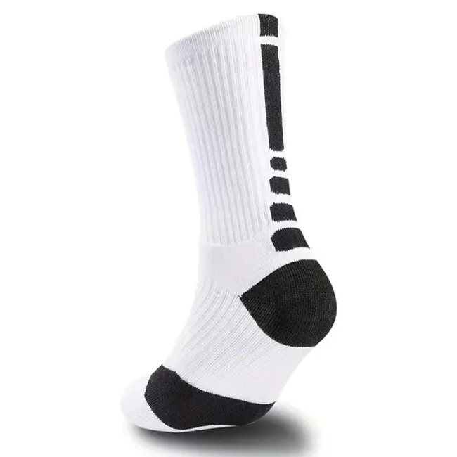 Custom OEM Crew Breathable Reflective Cycling Socks Ultralight Outdoor Compression Running Sport Socks